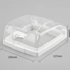 Wasserdichte Steckdosenabdeckung - Elektrischer Schutz für das Badezimmer