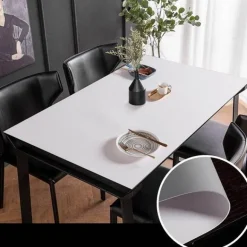 Wasserdichte Tischschutzmatte aus Leder – nordisches minimalistisches Design