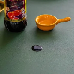 Wasserdichte Tischschutzmatte aus Leder – nordisches minimalistisches Design