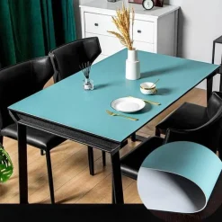 Wasserdichte Tischschutzmatte aus Leder – nordisches minimalistisches Design