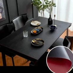 Wasserdichte Tischschutzmatte aus Leder – nordisches minimalistisches Design