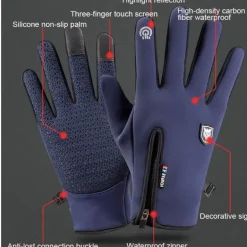 Wasserdichte Touchscreen-Winterhandschuhe – Thermische Wärme und Schutz
