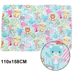 Wasserdichte Wickelunterlage - Wiederverwendbares Cartoon-Design