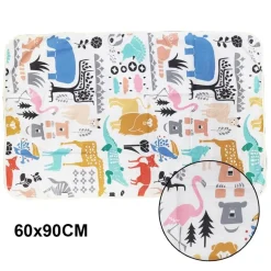 Wasserdichte Wickelunterlage - Wiederverwendbares Cartoon-Design