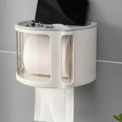 Wasserdichter Badezimmer-Organizer ohne Bohren – Zubehörhalter