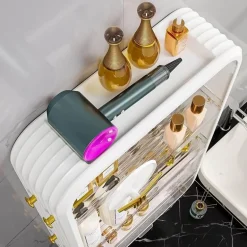 Wasserdichter Badezimmer-Organizer – staubdichte Aufbewahrungslösung