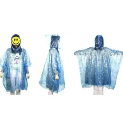 Wasserdichter Einweg-Regenponcho – Notfall-Regenmantel