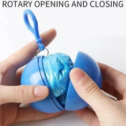 Wasserdichter Einweg-Regenponcho – Notfall-Regenmantel