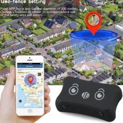 Wasserdichter GPS-Haustier-Tracker – Echtzeit-Ortungshalsband für Hunde und Katzen