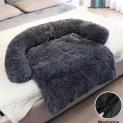 Wasserdichter großer Plüsch-Sofabezug für Haustiere – Bettschutz