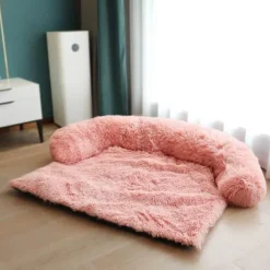 Wasserdichter großer Plüsch-Sofabezug für Haustiere – Bettschutz