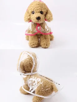 Wasserdichter Hunderegenmantel – Haustierjacke zum Schutz vor nassem Wetter