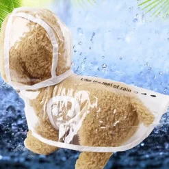 Wasserdichter Hunderegenmantel – Haustierjacke zum Schutz vor nassem Wetter