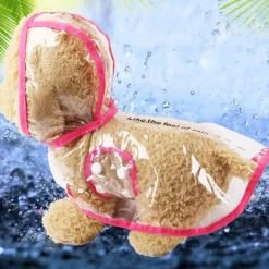 Wasserdichter Hunderegenmantel – Haustierjacke zum Schutz vor nassem Wetter