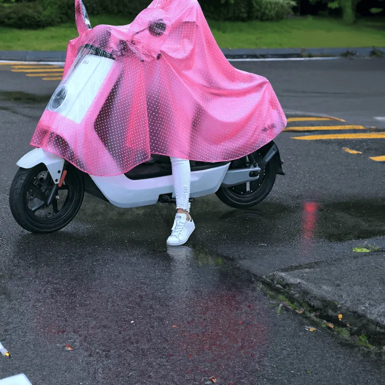 Wasserdichter Motorrad-Regenmantel – Schwere Ganzkörperjacke