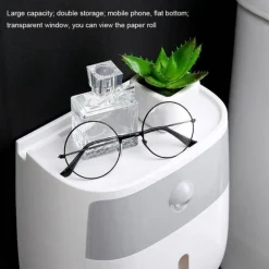 Wasserdichter Toilettenpapierhalter - Badezimmer-Aufbewahrungs-Organizer