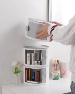 Wasserdichtes mehrschichtiges Toilettenpapierhalter-Regal - Badezimmer-Aufbewahrungs-Organizer