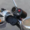 Wasserdichtes USB-Motorradladegerät - Lenkerzubehör