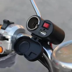 Wasserdichtes USB-Motorradladegerät - Lenkerzubehör
