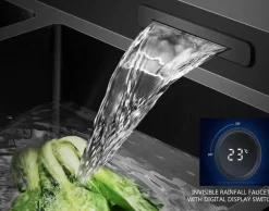 Wasserfall-Waschtischarmatur mit Touch-Steuerung – Modernes Design