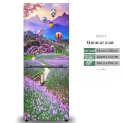 Wasserfester selbstklebender Kühlschrankaufkleber – stilvolles Küchendekor