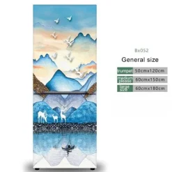 Wasserfester selbstklebender Kühlschrankaufkleber – stilvolles Küchendekor