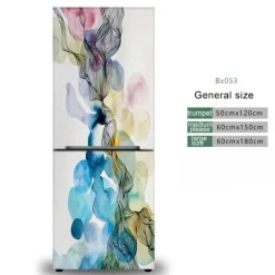 Wasserfester selbstklebender Kühlschrankaufkleber – stilvolles Küchendekor