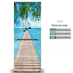 Wasserfester selbstklebender Kühlschrankaufkleber – stilvolles Küchendekor