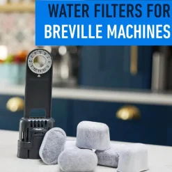 Wasserfilter für Breville-Espressomaschinen – 6er-Pack Kohlefilter