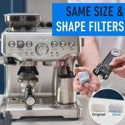 Wasserfilter für Breville-Espressomaschinen – 6er-Pack Kohlefilter