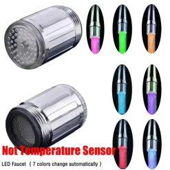 Wasserhahn mit LED-Temperatursensor – Bunter Wasseranzeigehahn