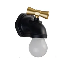 Wasserhahn-Wandlampe - Kreative Wohndekorbeleuchtung