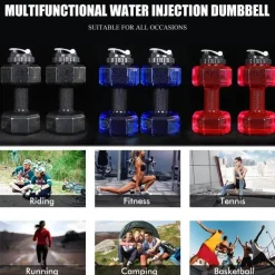 Wasserhantelflasche - 22L Fitness-Trinkbehälter