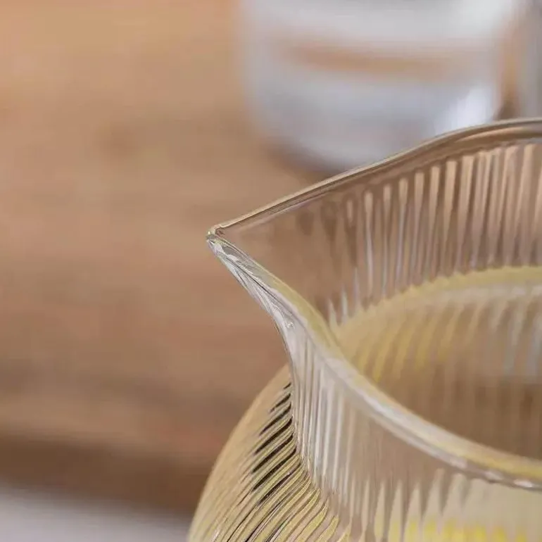 Wasserkrug aus Glas mit Griff – Vielseitiger Krug für heißen und kalten Tee