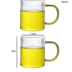 Wasserkrug aus Glas mit Griff – Vielseitiger Krug für heißen und kalten Tee