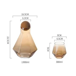 Wasserkrug-Set aus Glas – Stilvoller Krug mit Filter