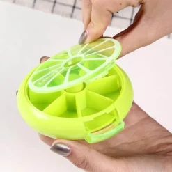 Wöchentliches Pillendosen-Set – 2 drehbare Medikamentenboxen