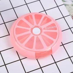 Wöchentliches Pillendosen-Set – 2 drehbare Medikamentenboxen