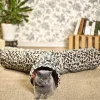 3-Wege-Katzentunnel – Katzenspielzeug mit Leopardenmuster
