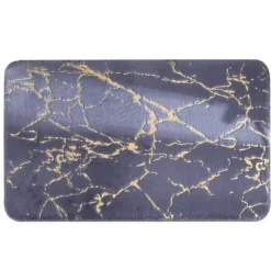 Weiche, saugfähige, rutschfeste Badezimmermatte – flauschiges, modernes Design