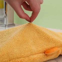 Weiches, saugfähiges Handtuch mit Cartoon-Tiermotiv für Kinder, Küchenspaß