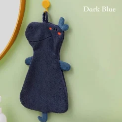 Weiches, saugfähiges Handtuch mit Cartoon-Tiermotiv für Kinder, Küchenspaß
