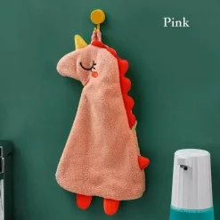 Weiches, saugfähiges Handtuch mit Cartoon-Tiermotiv für Kinder, Küchenspaß