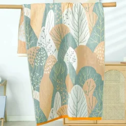 Weiches, schnelltrocknendes Badetuch aus Baumwolle – 70 x 140 cm