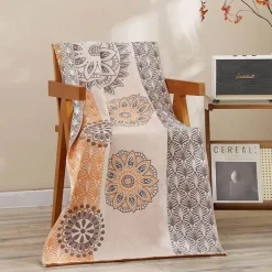 Weiches, schnelltrocknendes Badetuch aus Baumwolle – 70 x 140 cm