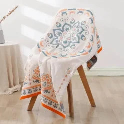 Weiches, schnelltrocknendes Badetuch aus Baumwolle – 70 x 140 cm