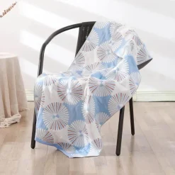 Weiches, schnelltrocknendes Badetuch aus Baumwolle – 70 x 140 cm