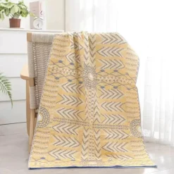 Weiches, schnelltrocknendes Badetuch aus Baumwolle – 70 x 140 cm