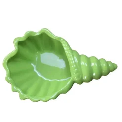 Weißes Conch-Teller-Set – elegantes Porzellangeschirr für Snacks und Desserts