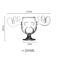 Weihnachtsferien Keramik Doppelschicht Kaffeetasse - Festliches Urlaubs-Trinkgeschirr
